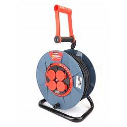 ENROLLACABLE PLASTICO CON TAPAS 40 METROS 3GX2.5MM MADER - 63885