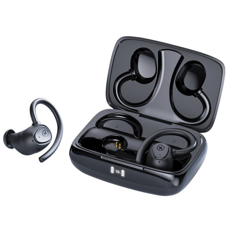 AURICULARES TWS G2 LCD RUNNING NEGROS XO - XOG2BK