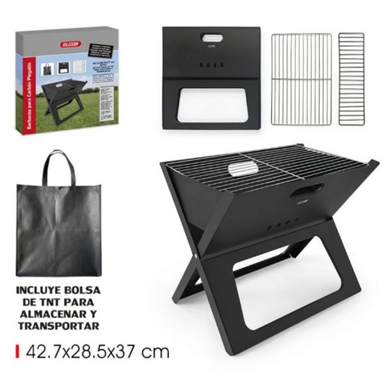 BARBACOA PLEGABLE CON FUNDA ALGON BBQ - BY01010580000-2