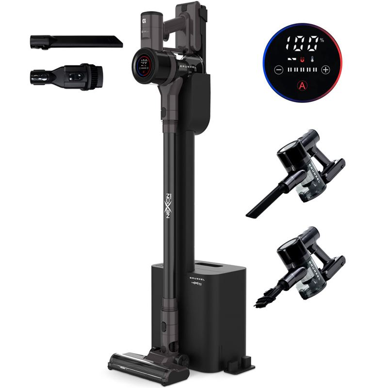 ASPIRADORA SIN CABLE 350W 28KPA Y DEPOSITO DE VACIADO GRUNKEL - ASP-N28ST