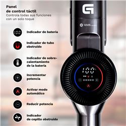 ASPIRADORA SIN CABLE 350W 28KPA Y DEPOSITO DE VACIADO GRUNKEL - ASP-N28ST 2