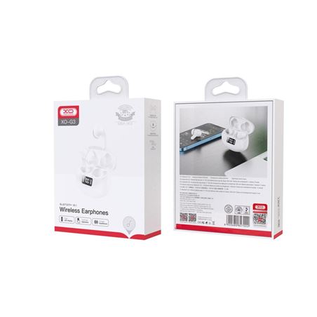 AURICULARES TWS G3 LCD BLANCOS XO - XOG3WH-3