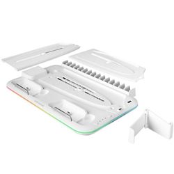 SOPORTE MULTIFUNCION RGB PARA PS5 MARS GAMING MPS5-B2 BLANCO - MPS5B2 2