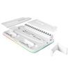 SOPORTE MULTIFUNCION RGB PARA PS5 MARS GAMING MPS5-B2 BLANCO - MPS5B2-1
