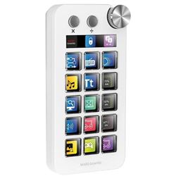 STREAM DECK MARS GAMING MSD-NEO | 15 TECLAS LCD | 1 RUEDA | 2 BOTONES - MSDNEOW