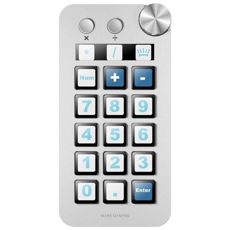 STREAM DECK MARS GAMING MSD-NEO | 15 TECLAS LCD | 1 RUEDA | 2 BOTONES - MSDNEOW-1