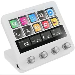 STREAM DECK MARS GAMING MSD-PRO | 10+4 TECLAS LCD | BLANCO - MSDPROW