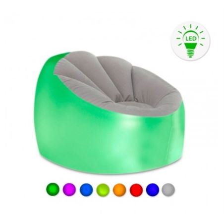 ASIENTO HINCHABLE LED CON MANDO A DISTANCIA |100KG | IP67 | INNOVAGOODS - V0103729