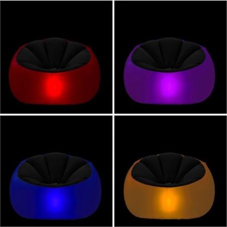 ASIENTO HINCHABLE LED CON MANDO A DISTANCIA |100KG | IP67 | INNOVAGOODS - V0103729-2