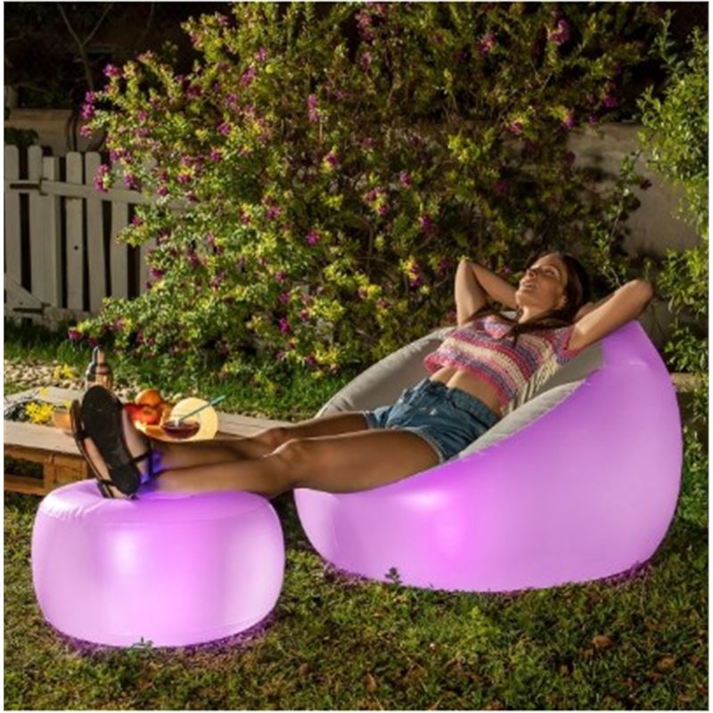 ASIENTO HINCHABLE LED CON MANDO A DISTANCIA |100KG | IP67 | INNOVAGOODS - V0103729-3