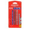 JUEGO 5 HOJAS DE SIERRA PARA CALADORA MADERA Y METAL WORKPRO - 21161