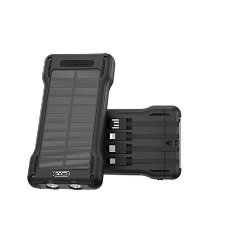 POWERBANK SOLAR 10000MAH 4 EN 1 NEGRO PR290 XO - XOPR290BK-2