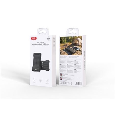 POWERBANK SOLAR 10000MAH 4 EN 1 NEGRO PR290 XO - XOPR290BK-3