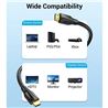 CABLE HDMI 2.1 8K 3 METROS VENTION NEGRO - AANBI-3