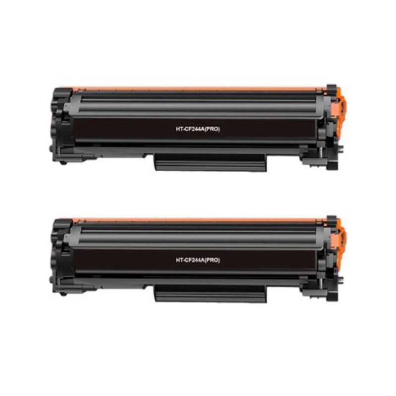 PACK 2 CARTUCHOS DE TONER GENERICOS HP CF244A REEMPLAZA 44A - HT-CF244A(P)-2