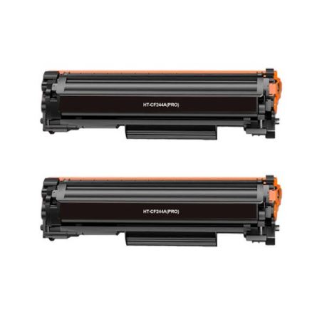 PACK 2 CARTUCHOS DE TONER GENERICOS HP CF244A REEMPLAZA 44A - HT-CF244A(P)-2