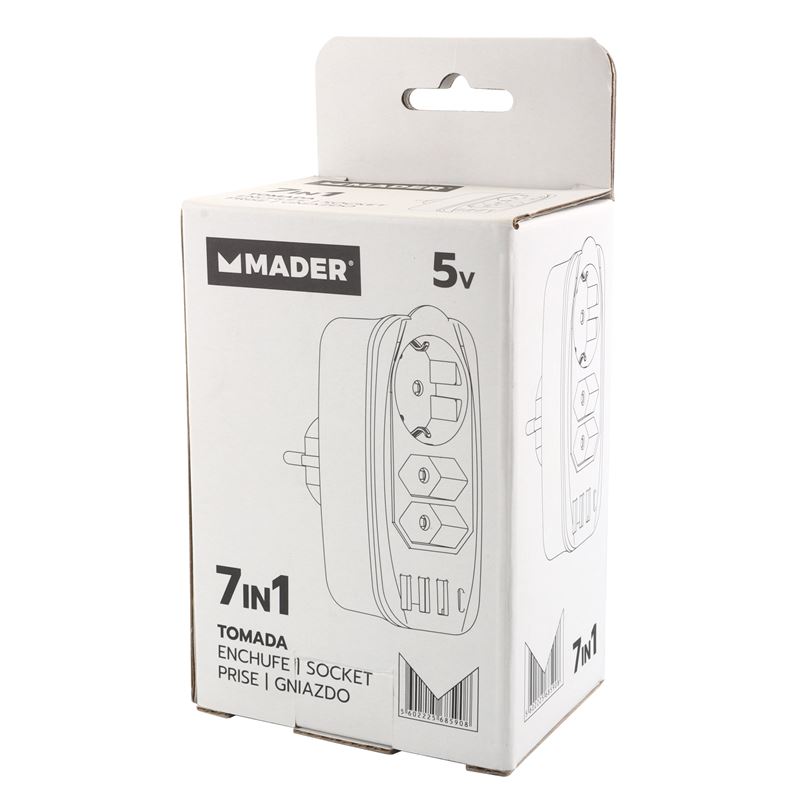 ENCHUFE 7EN1 5V MADER - 68590-1