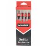 CABLE 3EN1 USBC, USBA, LIGHTNING 1.2M MADER - 73819-1