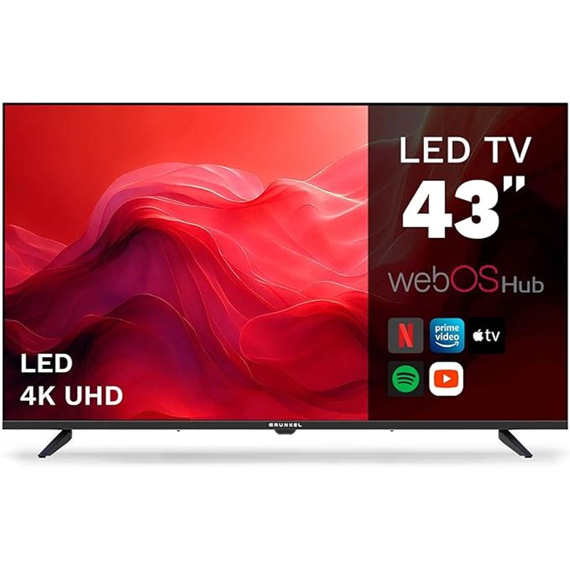 TELEVISOR LED 43" ULTRA HD SMART TV WEBOS LED-436 GRUNKEL - LED-436UHDWBOS