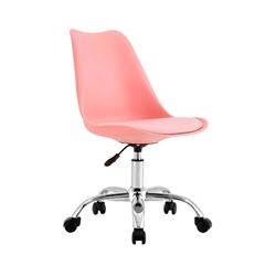 SILLA DE ESCRITORIO CON RUEDAS 91X47X58CM ROSA - 80036