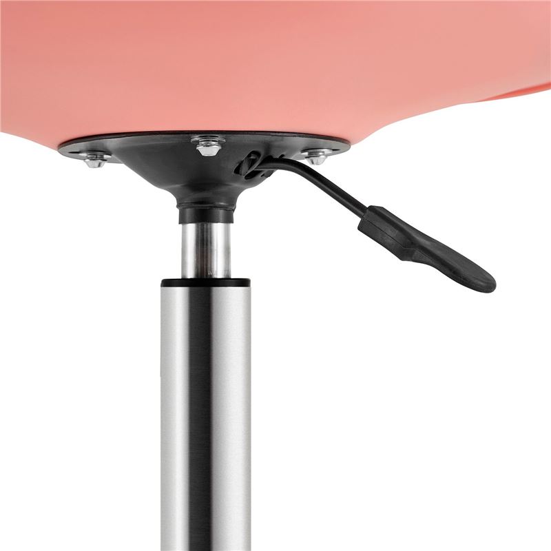 SILLA DE ESCRITORIO CON RUEDAS 91X47X58CM ROSA - 80036-1