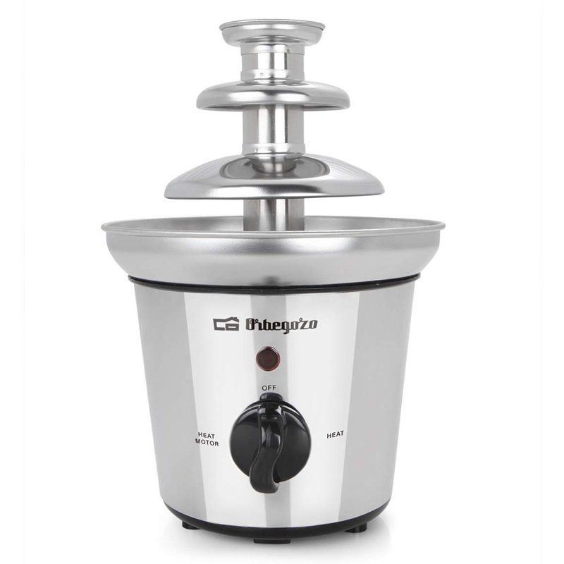 FUENTE DE CHOCOLATE FCH4000 40W | 3 PISOS | ACERO INOX ORBEGOZO - 16054-1