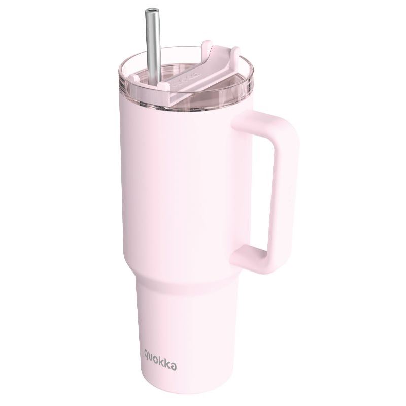 TAZA TERMO XL 1200ML ACERO INOX STREAM ROSA QUOKKA - 40047Q