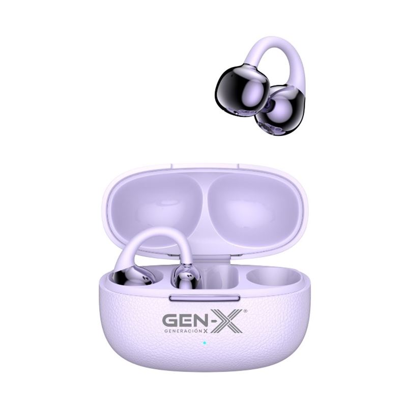 AURICULARES BLUETOOTH OPEN EAR CON TRADUCCION IA BT8411 VIOLETA - BT8411P