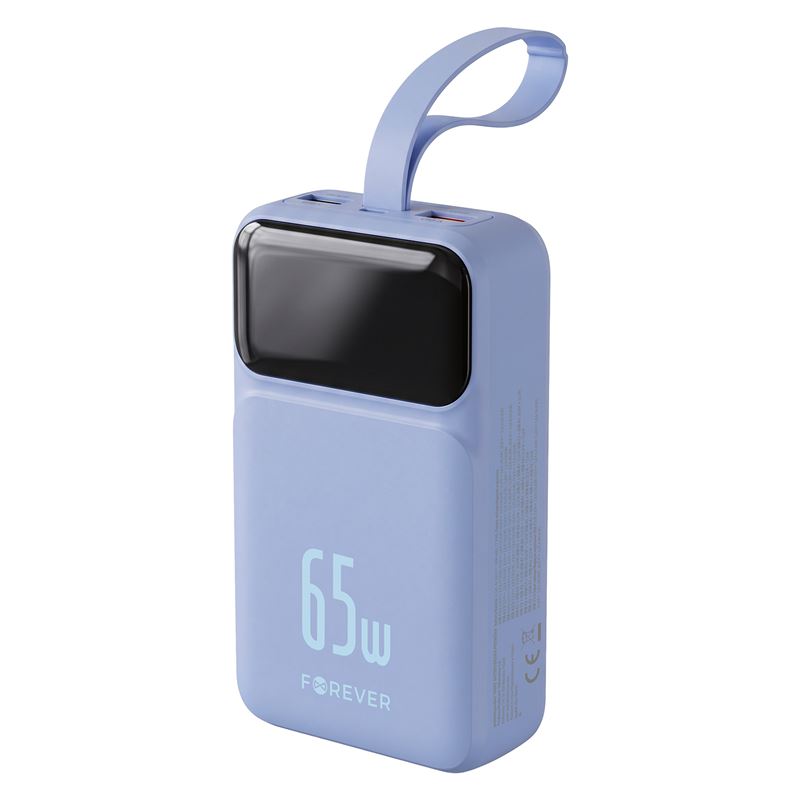 BATERIA EXTERNA 20000MAH 65W FOREVER VIBE-TB65 AZUL CIELO FOREVER - GSM277833