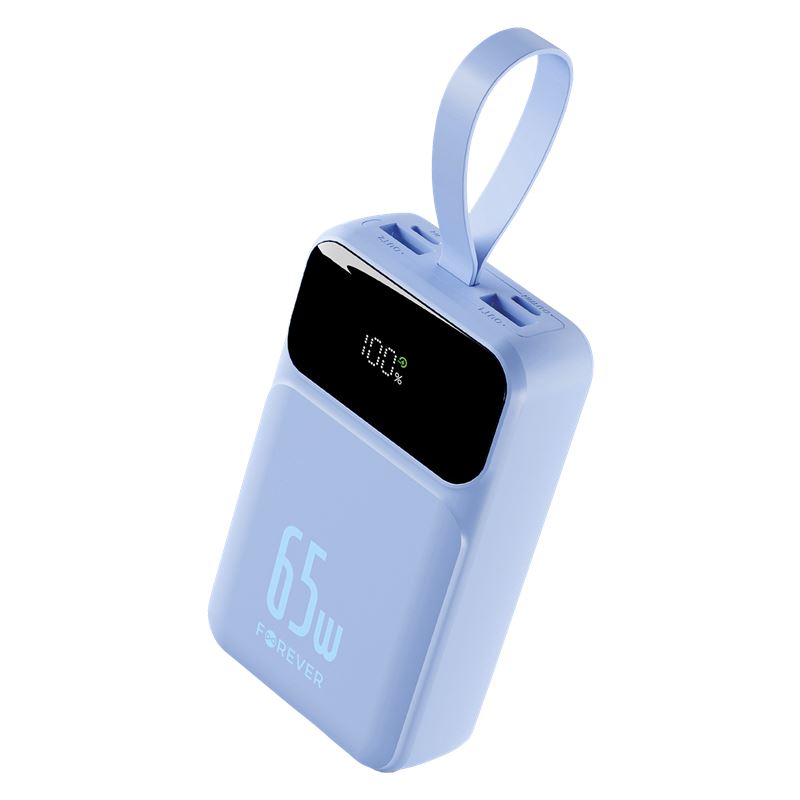 BATERIA EXTERNA 20000MAH 65W FOREVER VIBE-TB65 AZUL CIELO FOREVER - GSM277833-1