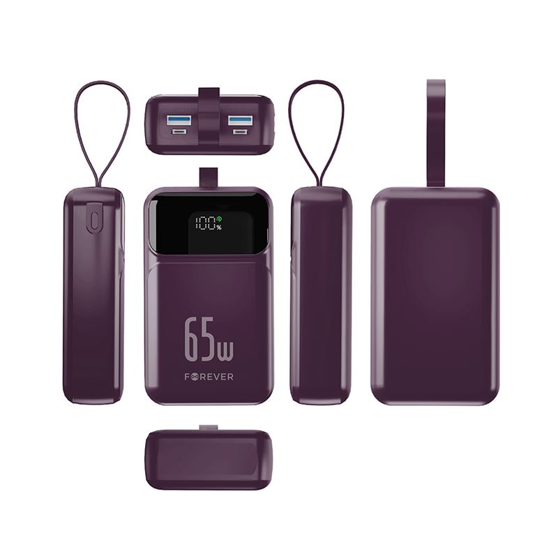 BATERIA EXTERNA 20000MAH 65W FOREVER VIBE-TB65 CHERRY FOREVER - GSM277834-2