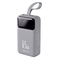 BATERIA EXTERNA 20000MAH 65W FOREVER VIBE-TB65 PLATA FOREVER - GSM277835