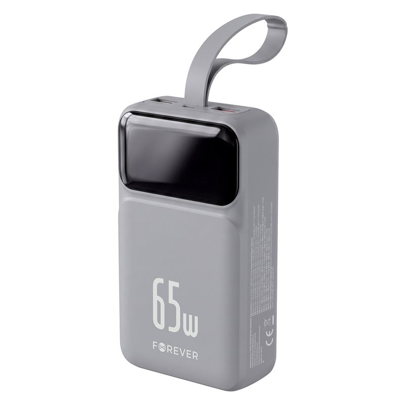 BATERIA EXTERNA 20000MAH 65W FOREVER VIBE-TB65 PLATA FOREVER - GSM277835