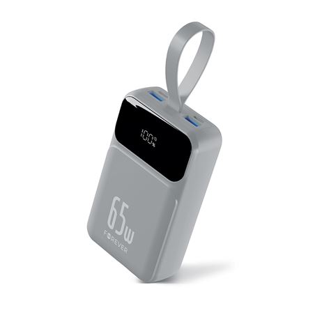 BATERIA EXTERNA 20000MAH 65W FOREVER VIBE-TB65 PLATA FOREVER - GSM277835-1