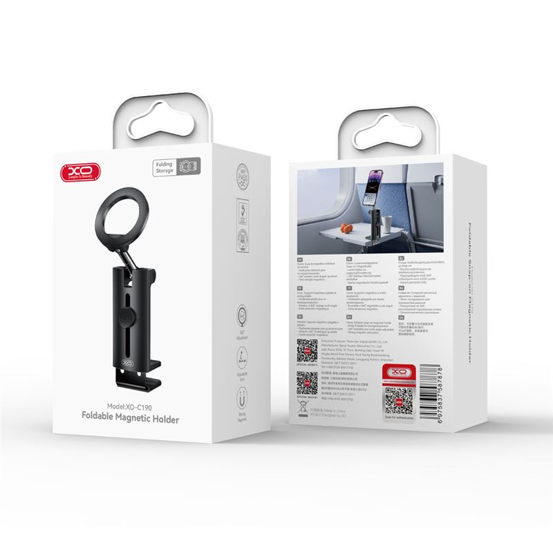 SOPORTE UNIVERSAL CON CIERRE PARA MAGSAFE C190 NEGRO XO - XOC190BK-4