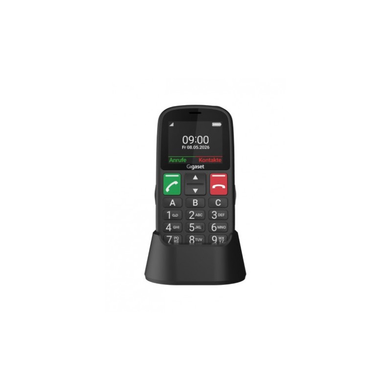TELEFONO MOVIL PERSONAS MAYORES GL390 4G NEGRO GIGASET