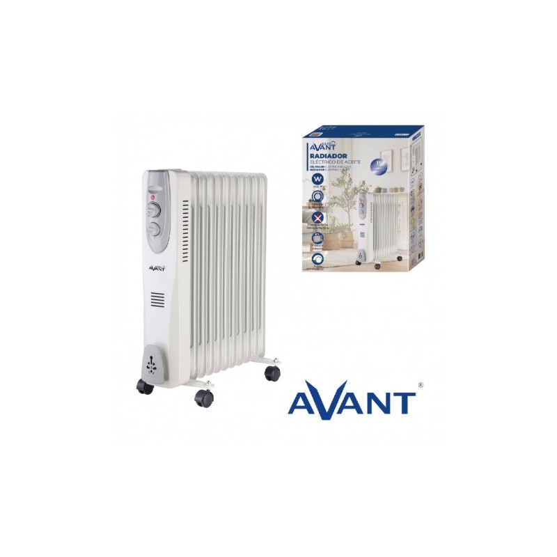 RADIADOR DE ACEITE 11 ELEMENTOS 2500W...