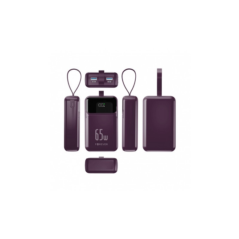 BATERIA EXTERNA 20000MAH 65W FOREVER...