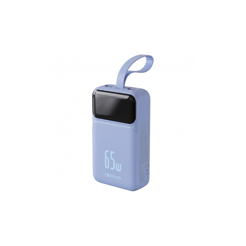 BATERIA EXTERNA 20000MAH 65W FOREVER VIBE-TB65 AZUL CIELO FOREVER