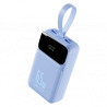 BATERIA EXTERNA 20000MAH 65W FOREVER VIBE-TB65 AZUL CIELO FOREVER