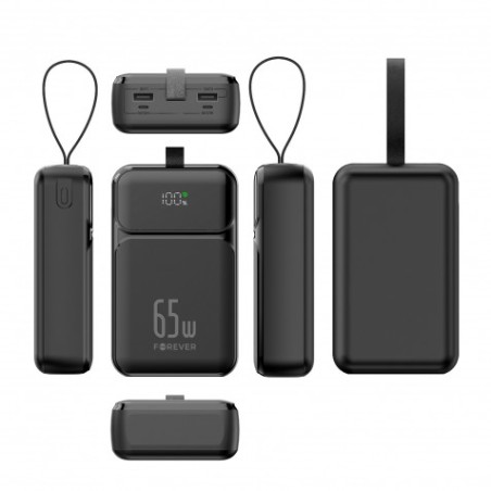 POWERBANK 20000MAH 65W TB-400 FOREVER NEGRO