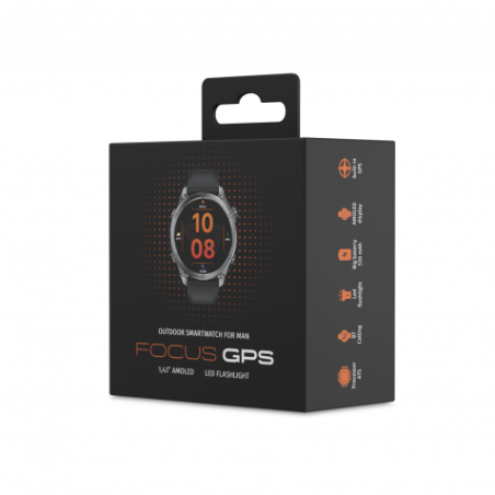 SMARTWATCH FOREVER FOCUS GPS SW-900 NEGRO