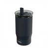 TAZA TERMO ACERO INOXIDABLE CON CAÑITA MIST BLACK QUOKKA