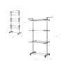 TENDEDERO VERTICAL CON RUEDAS 24 BARRAS 40KG INNOVAGOODS