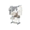 TENDEDERO VERTICAL CON RUEDAS 24 BARRAS 40KG INNOVAGOODS