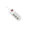 BASE MULTIPLE 3 ENCHUFES CON INTERRUPTORES
