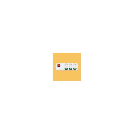 BASE MULTIPLE 3 ENCHUFES CON INTERRUPTORES