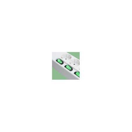 BASE MULTIPLE 3 ENCHUFES CON INTERRUPTORES