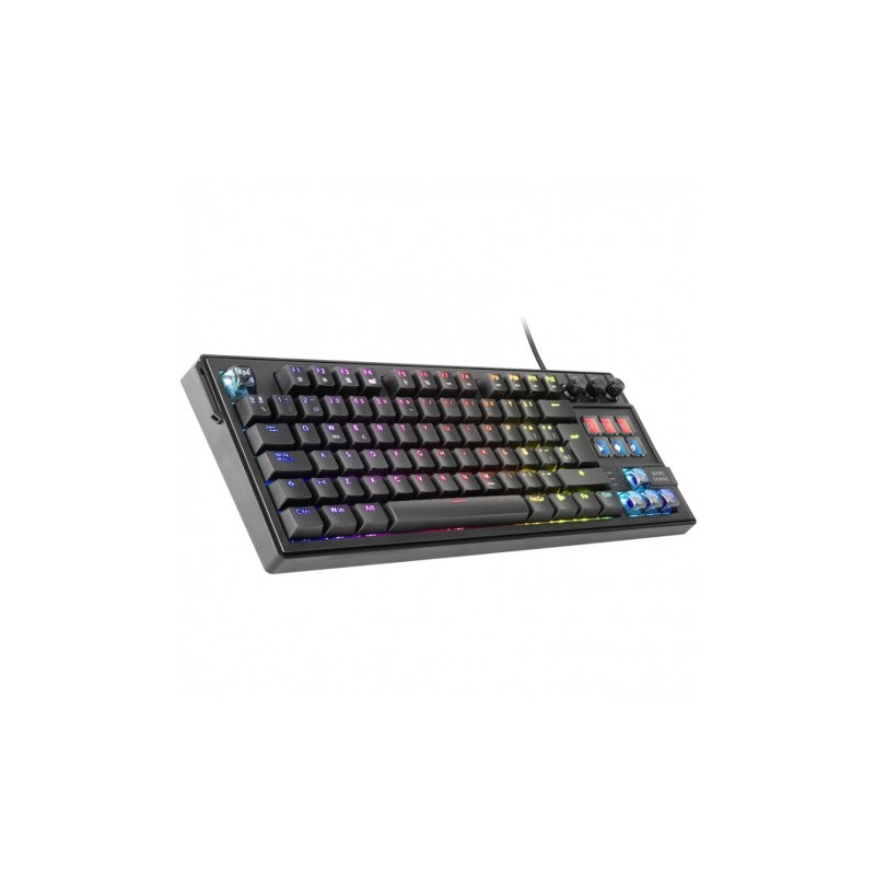 TECLADO MECANICO MARS GAMING CON SMART DECK NEGRO MK-MASTER