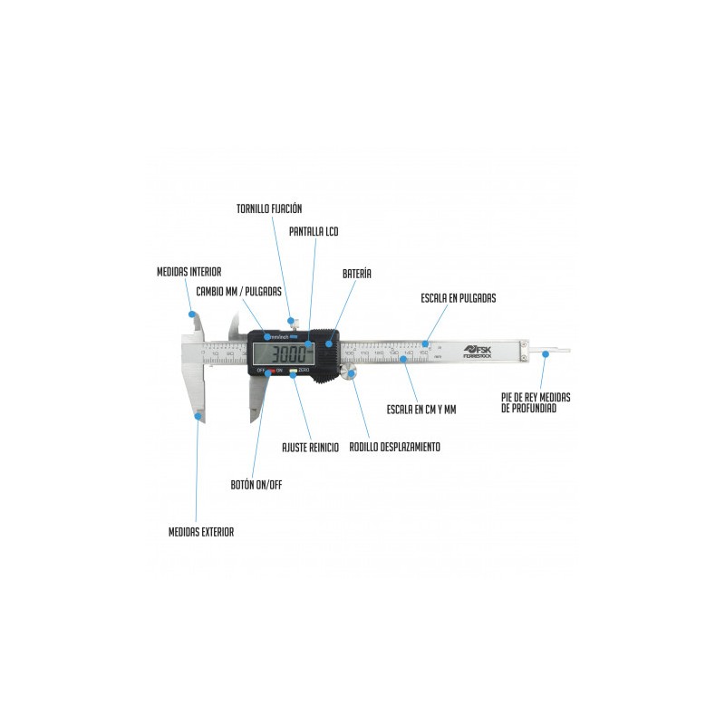 CALIBRADOR PRECISION DIGITAL 150MM...